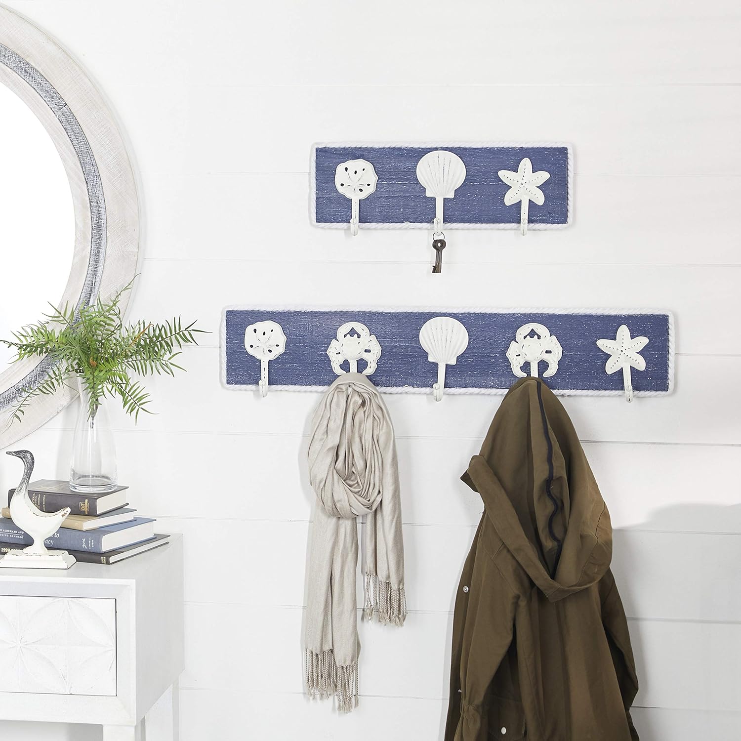 Deco 79 Rack Wall Hook, S/2 18