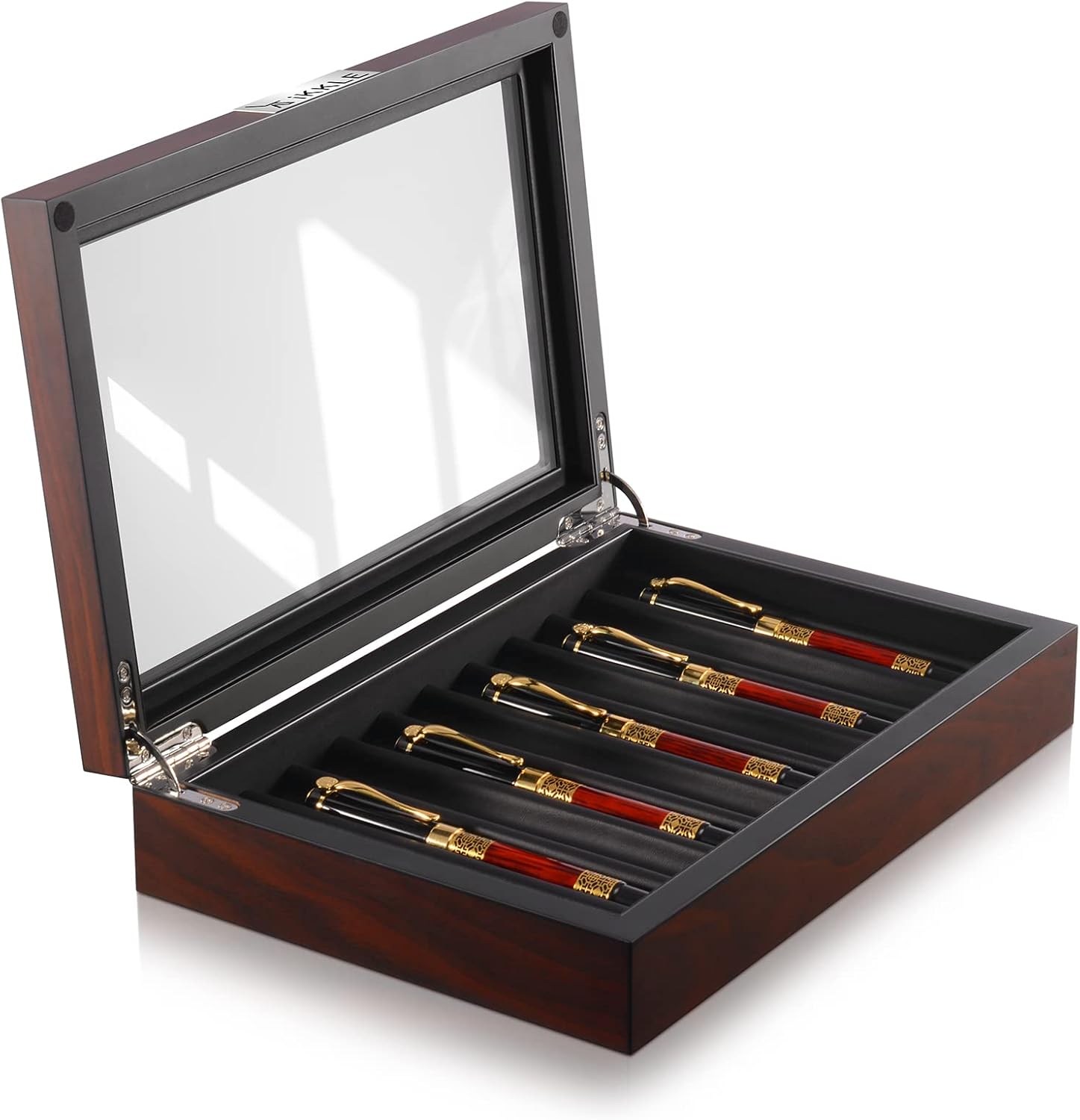 Pen Storage Organizer Wooden Organizer Pen Storage Drawers Wooden Pen Box Pack of 2