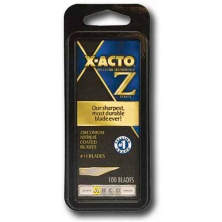 X-Acto XZ611 100 pc. Classic Fine Point Blade, Sold As 100/Box. by Brand Xacto