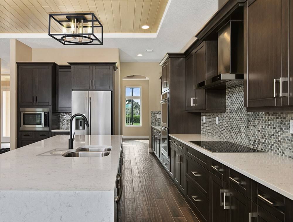 Eglo 204607A Mundazo Contemporary Black and Brushed Nickel 16x22 Ceiling Light