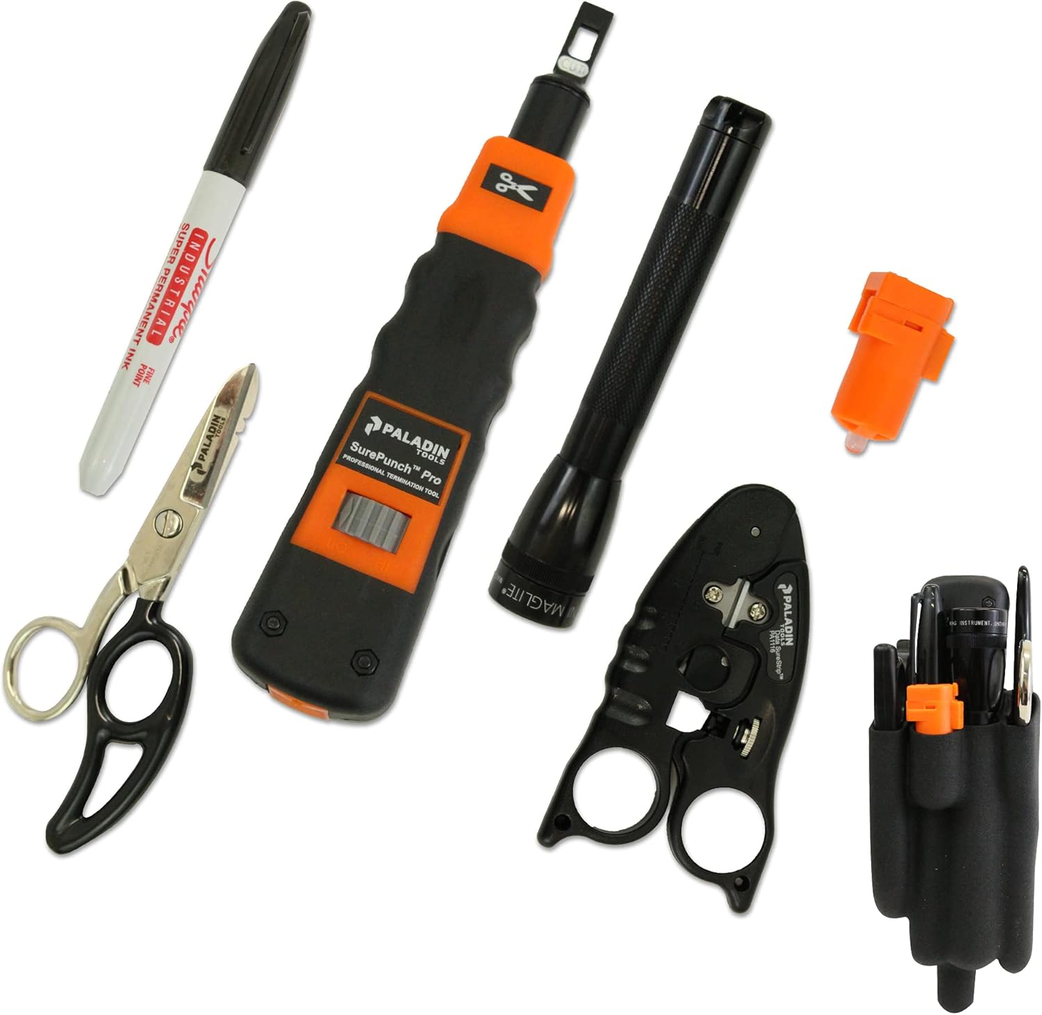 Paladin Tools PA4941 Professional Data Communications Grip Pack - Network Tool Kit