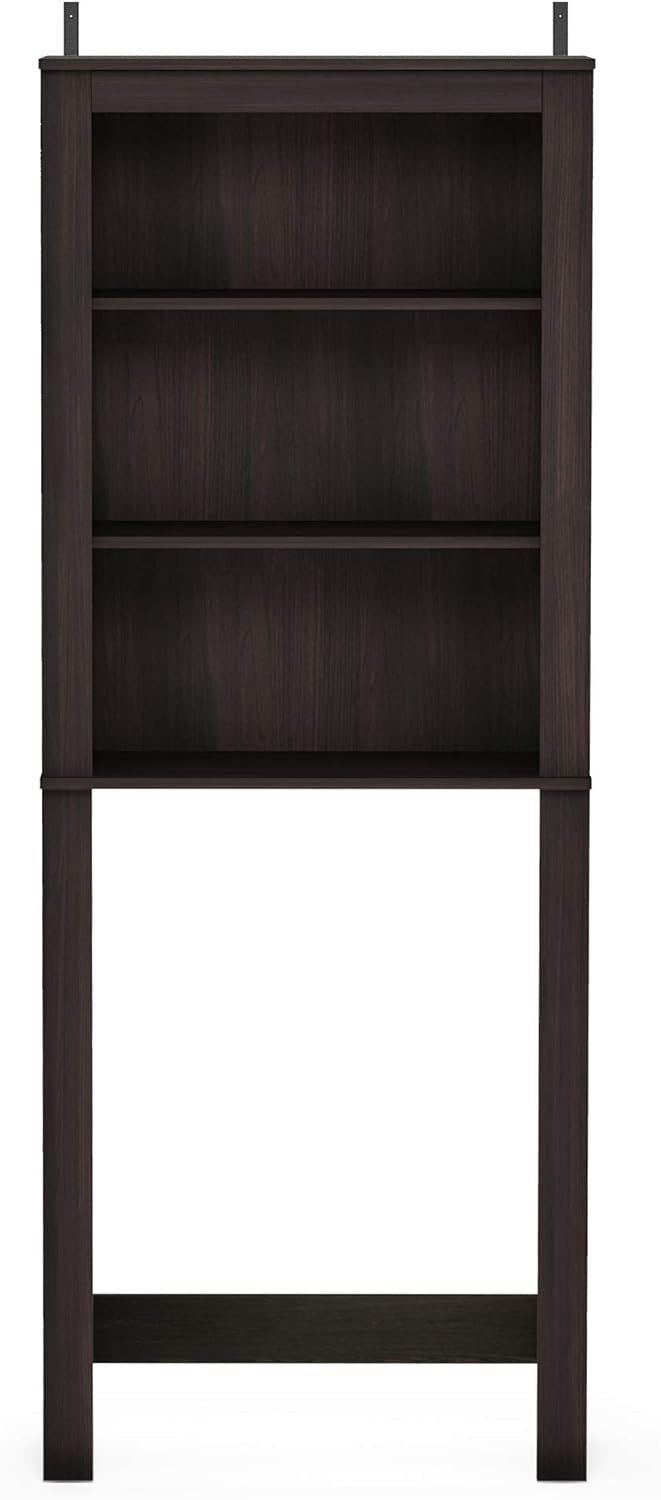 Furinno Indo Open Bath Cabinet, White Pack of 2