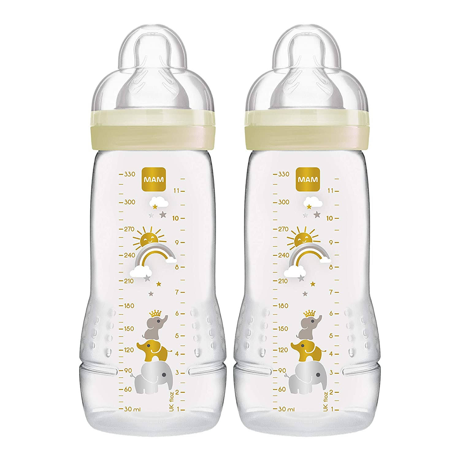 Mam Baby Bottle 330ml 2 Pack - Unisex