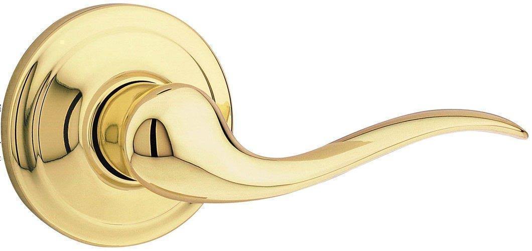 Kwikset 604TNLLH-3 Tustin Left Hand Single Cylinder Interior Trim Pack - Polished Brass