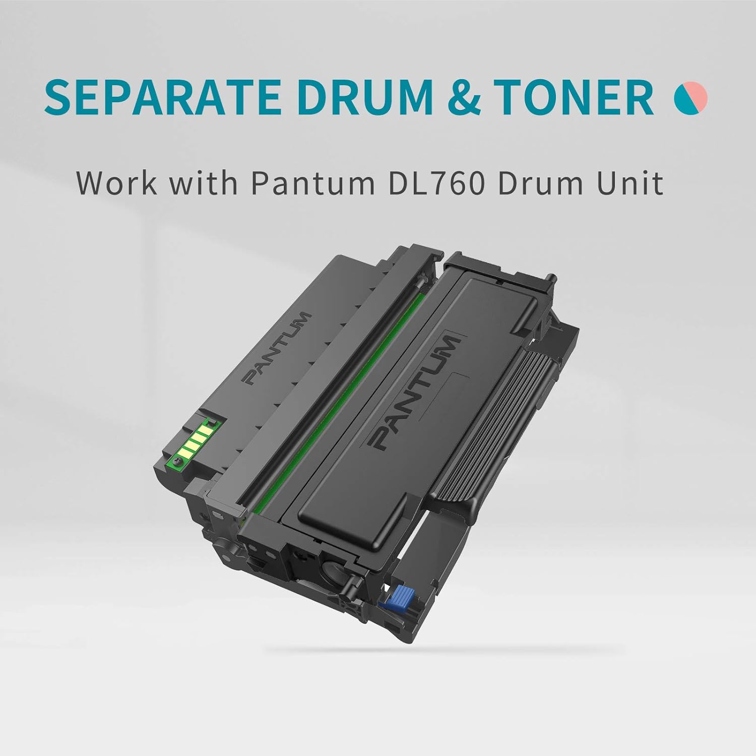 Pantum TL760 Black Toner Cartridge, Work with Drum Unit DL730, Compatible with L2350DW, L2710FDW Series Printers, Page Yield up to 3000 Pages