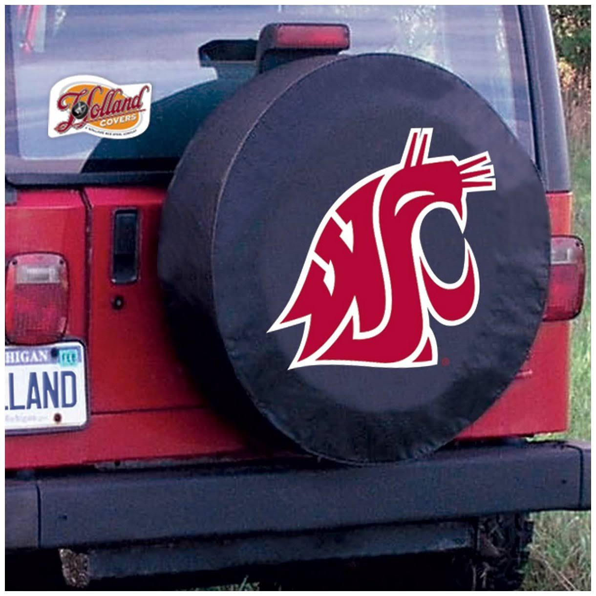 Holland Washington State University Tire Cover Black