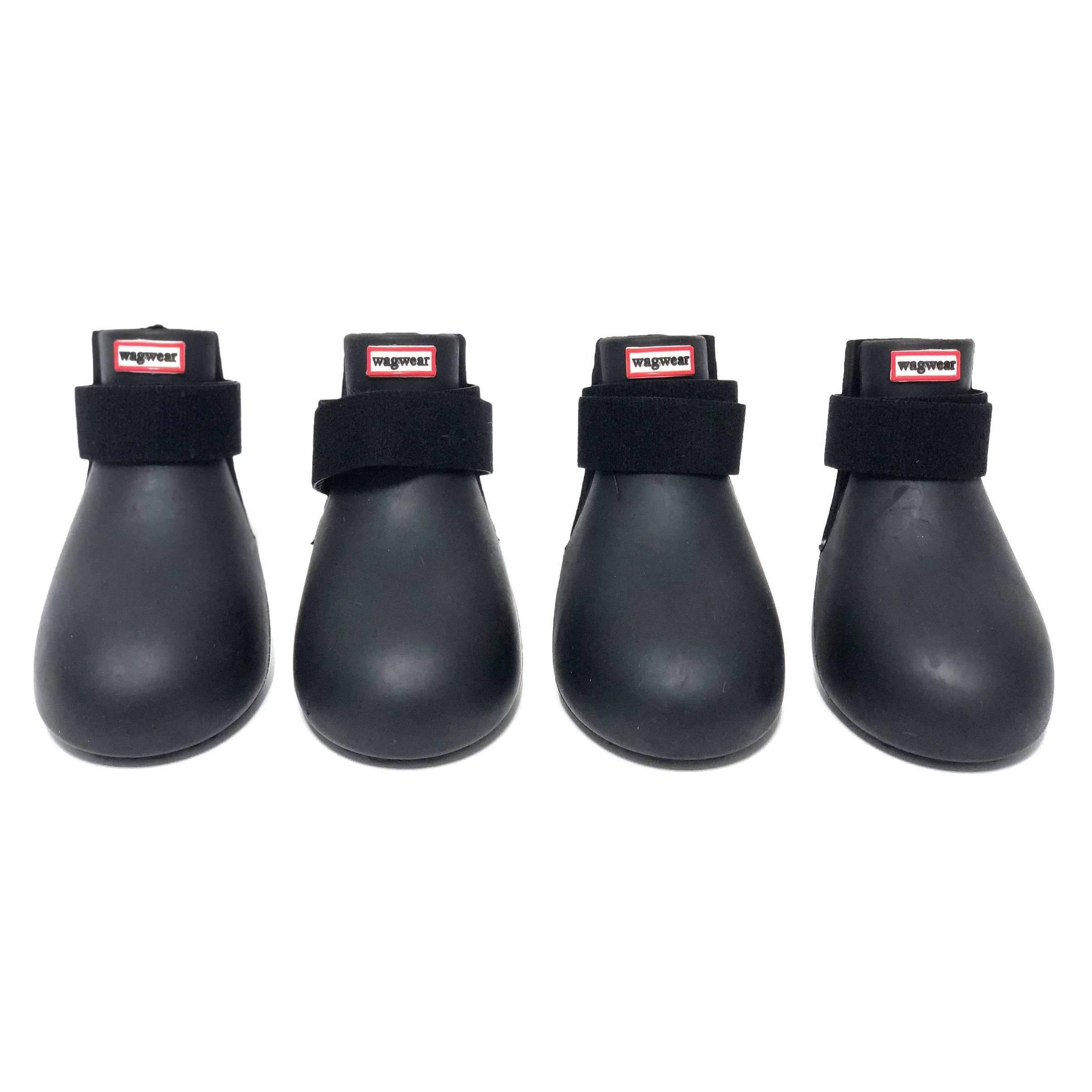 Wagwear WagWellies Dog Clothing Black : Xxs WWB001BK