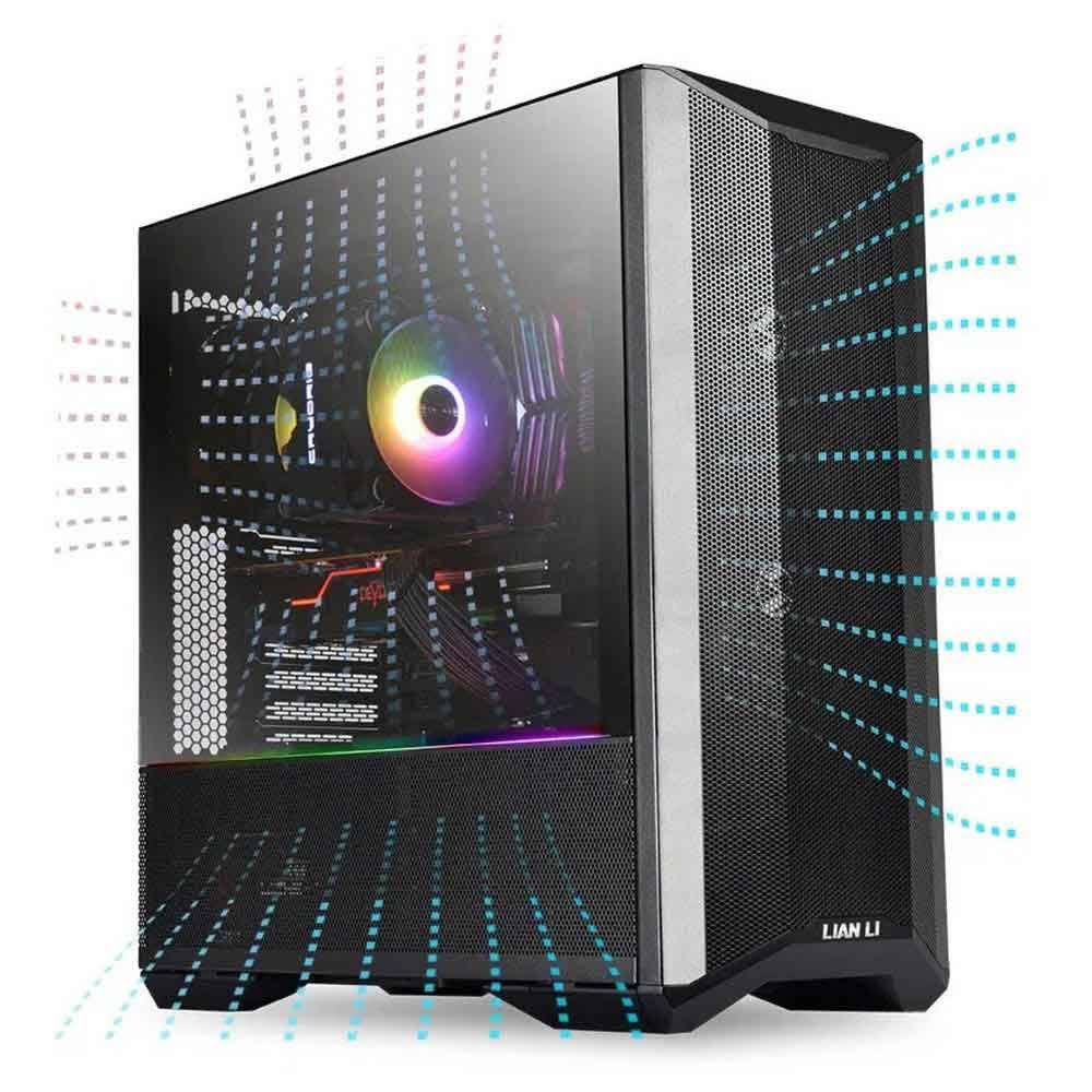 Lian-Li LANCOOL II Mesh Performance Midi-Tower Case - Black