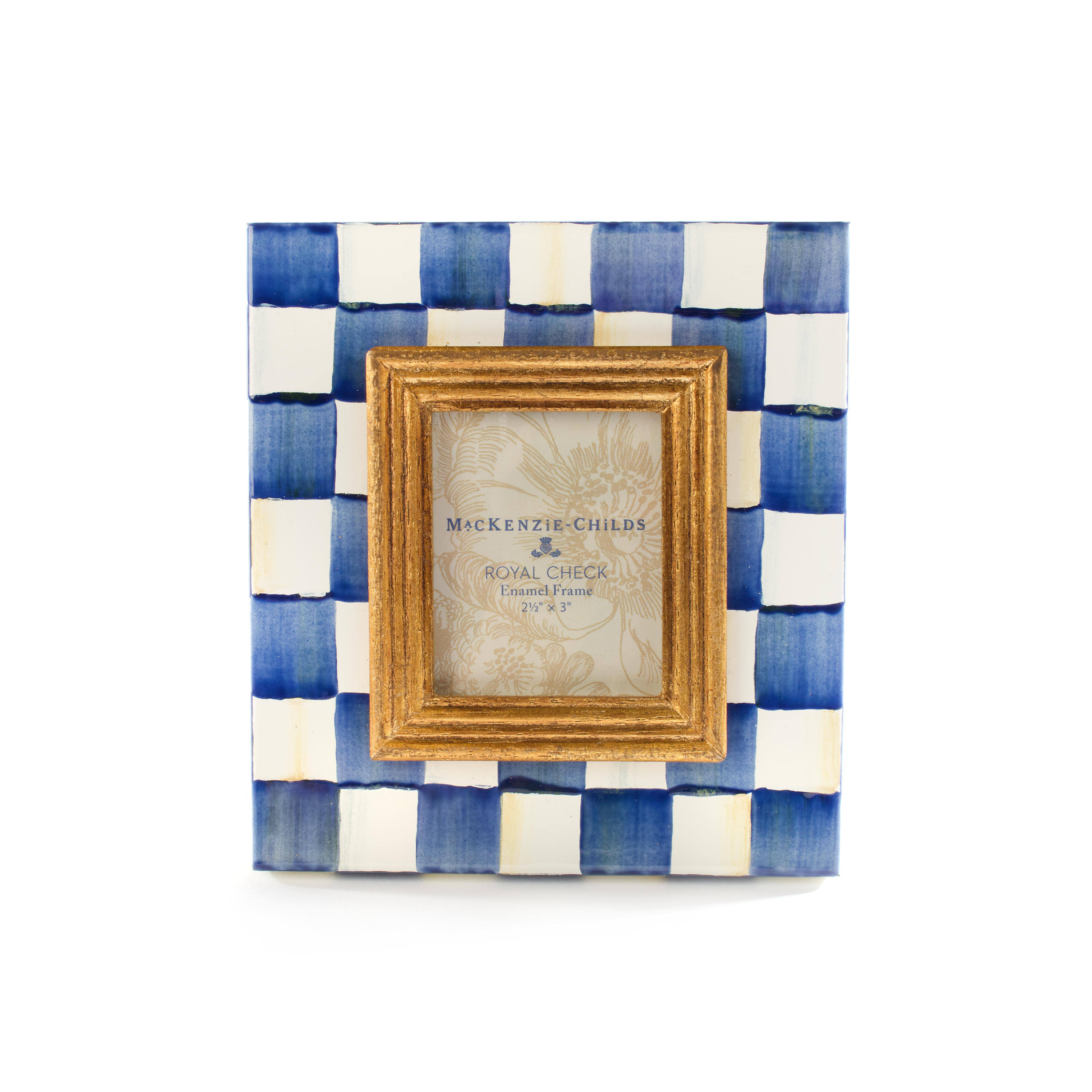 MacKenzie-Childs Royal Check Frame - 2.5x22 x 3x22