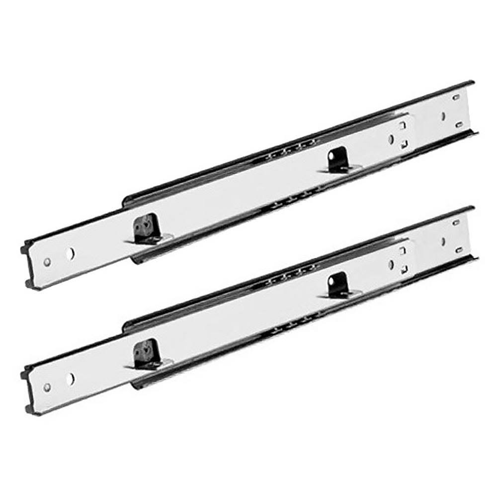 Lowe&s 2-Pack 24-in Drawer Slide in Chrome | ACC.C2002-24