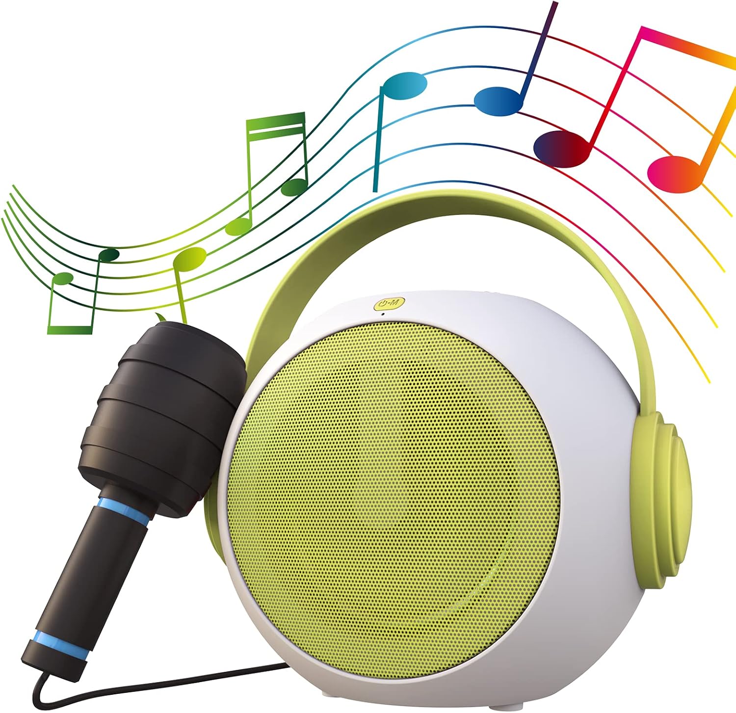 Kids Karaoke Machine with Microphone for Girls Boys Toddlers Portable Bluetooth Speaker with Radio Children Karaoke with Voice Changer Birthday Festival Gifts