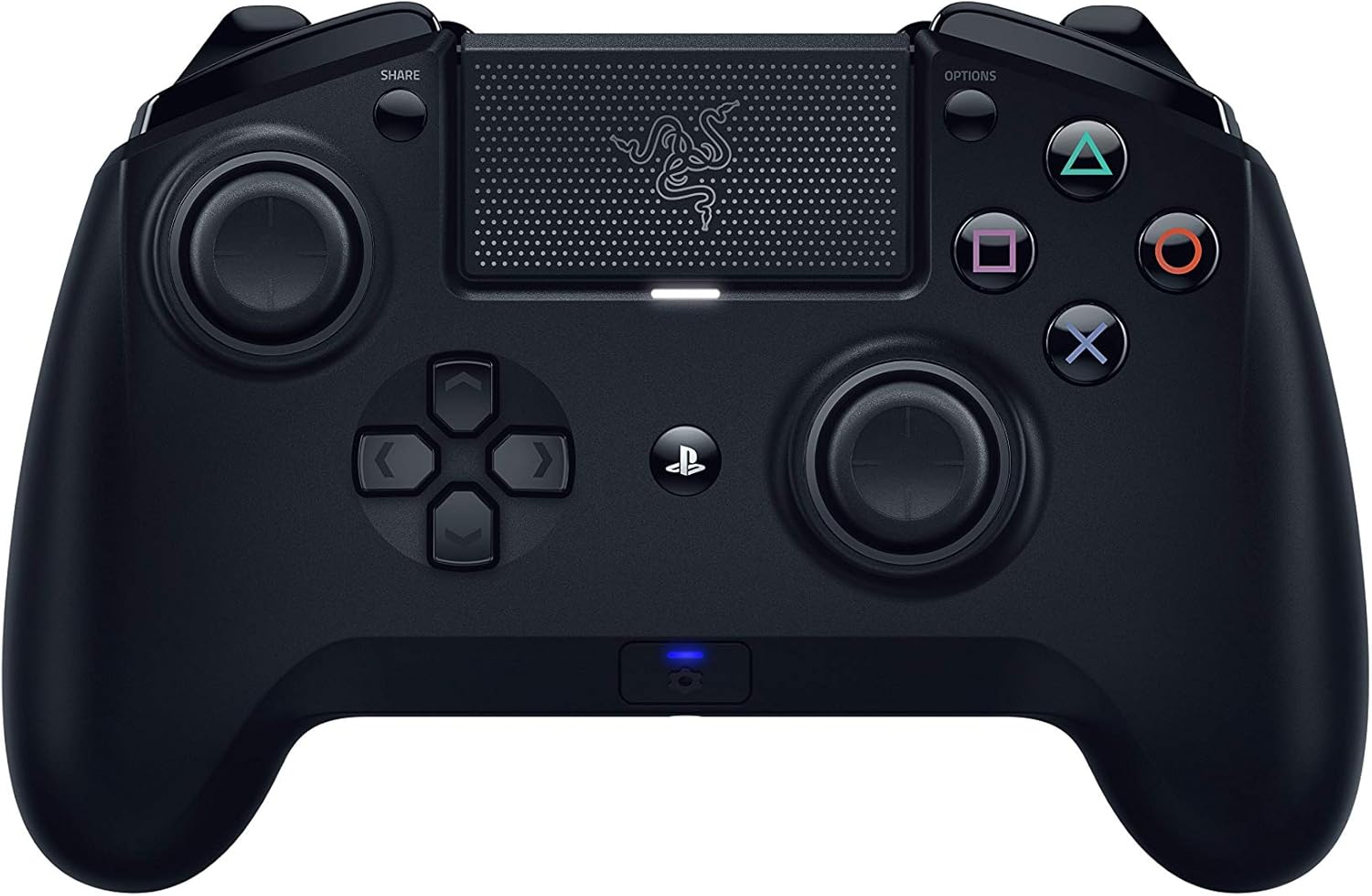 Razer Raiju Tournament Edition (2019) - Wireless and Wired Gaming Controller for PS4 + PC (Wired and Wireless Bluetooth Controller, Action Buttons, Exchangeable Sticks, Mobile App) Black