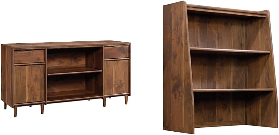 Sauder Clifford Place Credenza, Grand Walnut finish