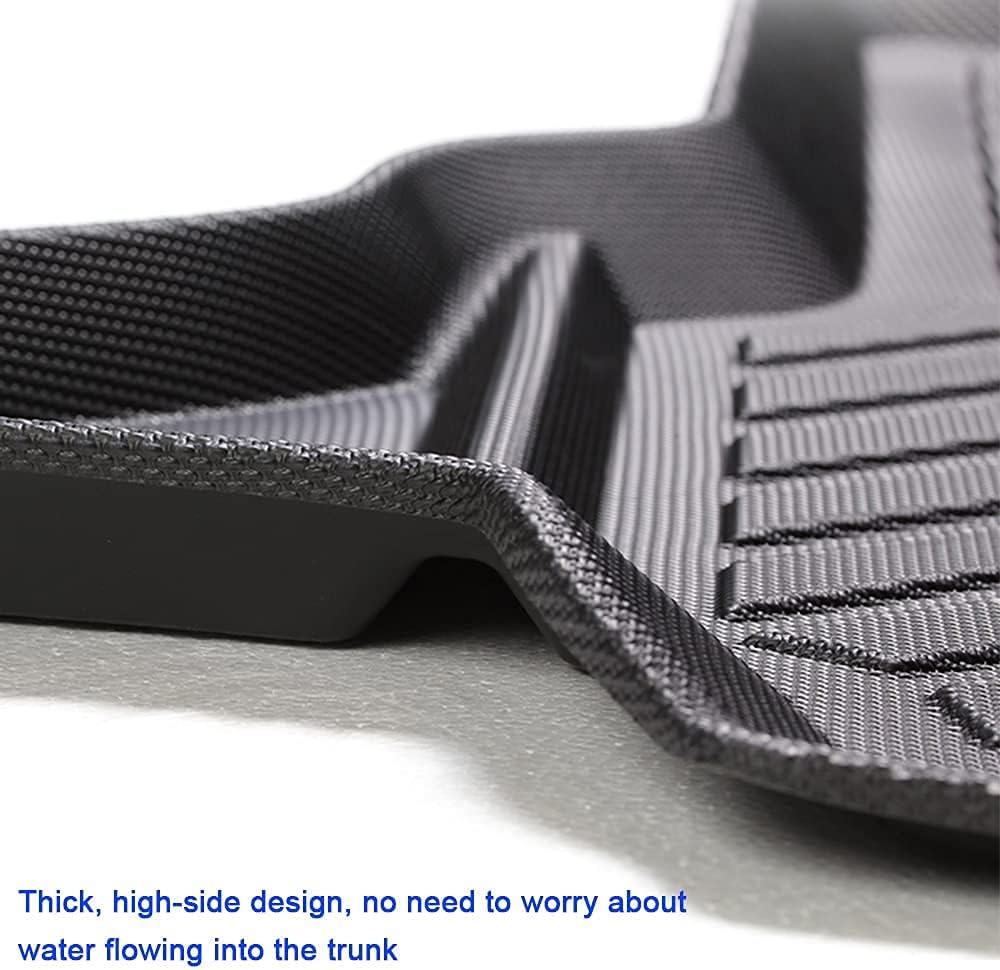 Premium Cargo Mat Liner, Heavy Duty Trunk Liner for Chevrolet Onix Plus Sedan 2020, Pet and Dog Seat Cover,3D Upgrade Anti-Slip Pack of 2