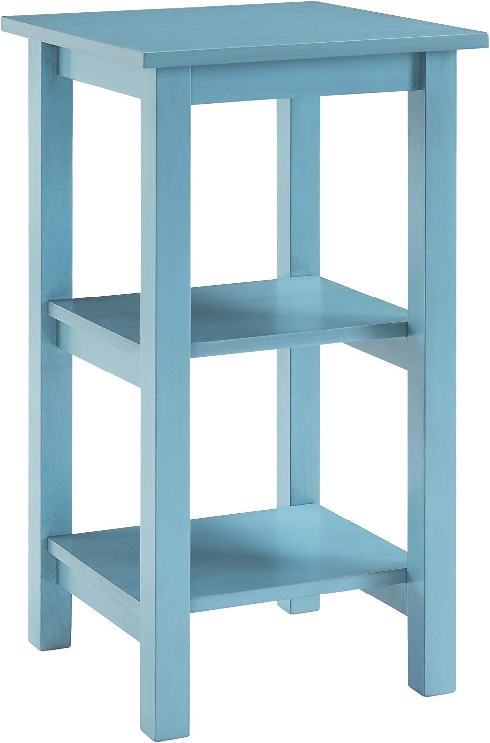 Boraam Landry Accent Table, Deep Sky Blue Pack of 2