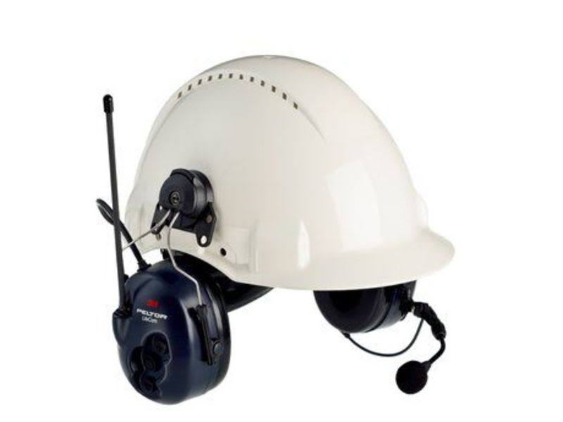 3M - 06342 Peltor LiteCom BRS 2-Way Radio Headset MT53H7P3E4600-NA Hard Hat Attached (7000108555)