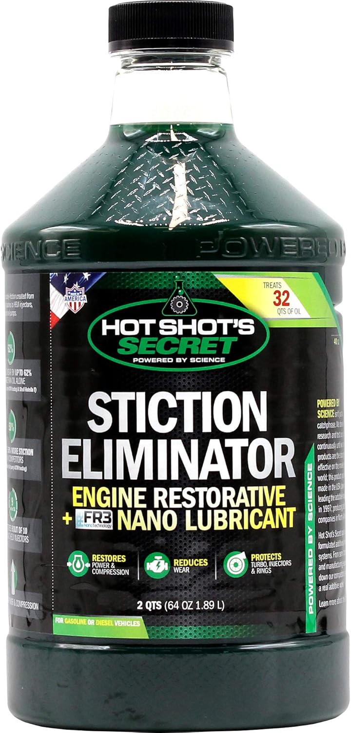 Hot Shot's Secret HSS64Z Original Stiction Eliminator 64 Fluid Ounce Bottle , Green Pack of 2