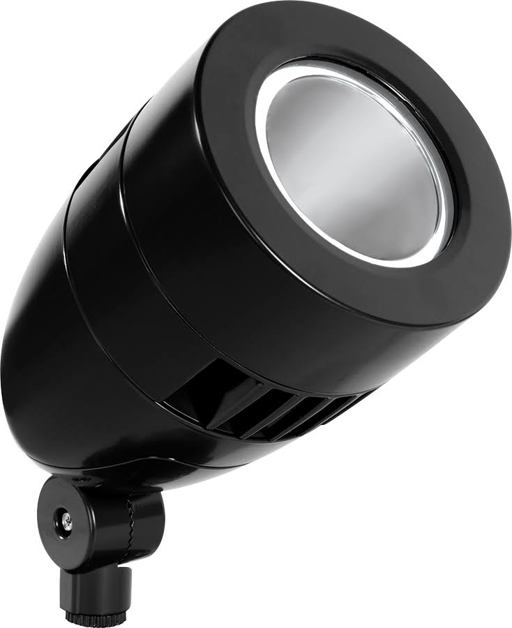 RAB HSLED26B/D10 Lflood 26W Cool LED Dimmer with Spot Reflector Hbled Black