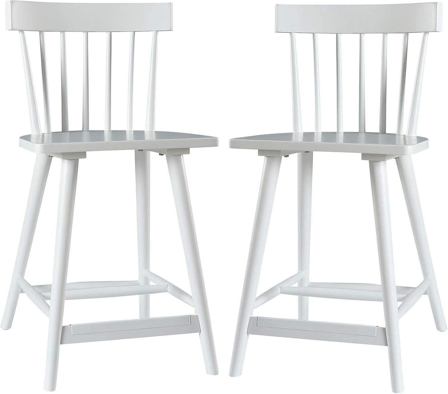 Amazon Brand - Stone & Beam Classic Spindle-Back Counter-Height Wood Barstool, 37.5