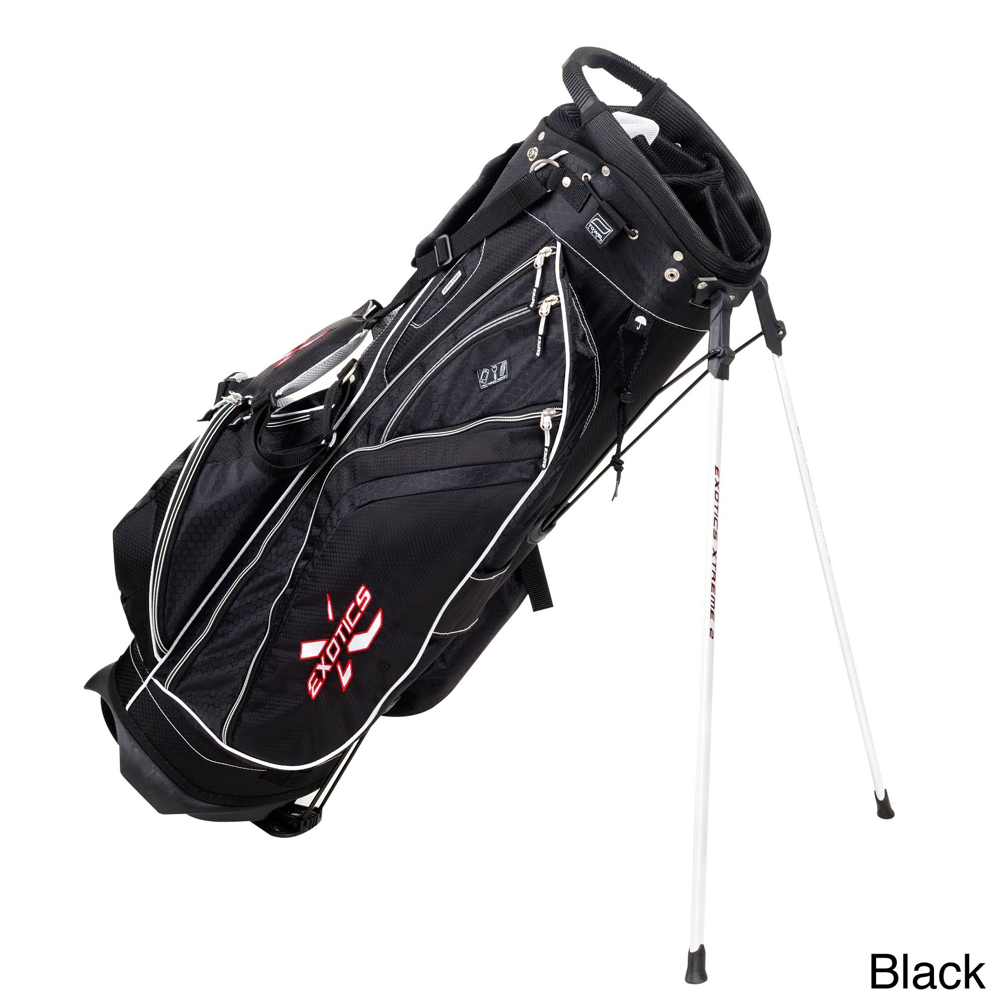 Tour Edge Exotics Xtreme 2 Stand Bag Black/Charcoal/Lime