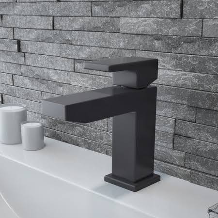 Pioneer Mod Single Handle Deck Mounted Bathroom Faucet; Matte Black 3MO160