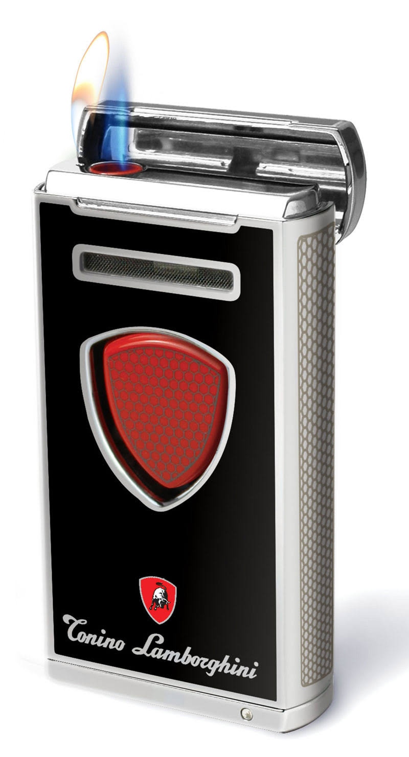 Tonino Lamborghini Pergusa Black Torch Flame Lighter