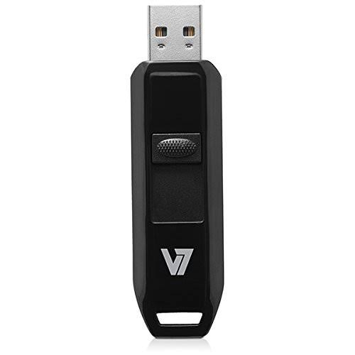 V7 VU28GDR-BLK-3N - USB flash drive - 8 GB - USB 2.0 - black