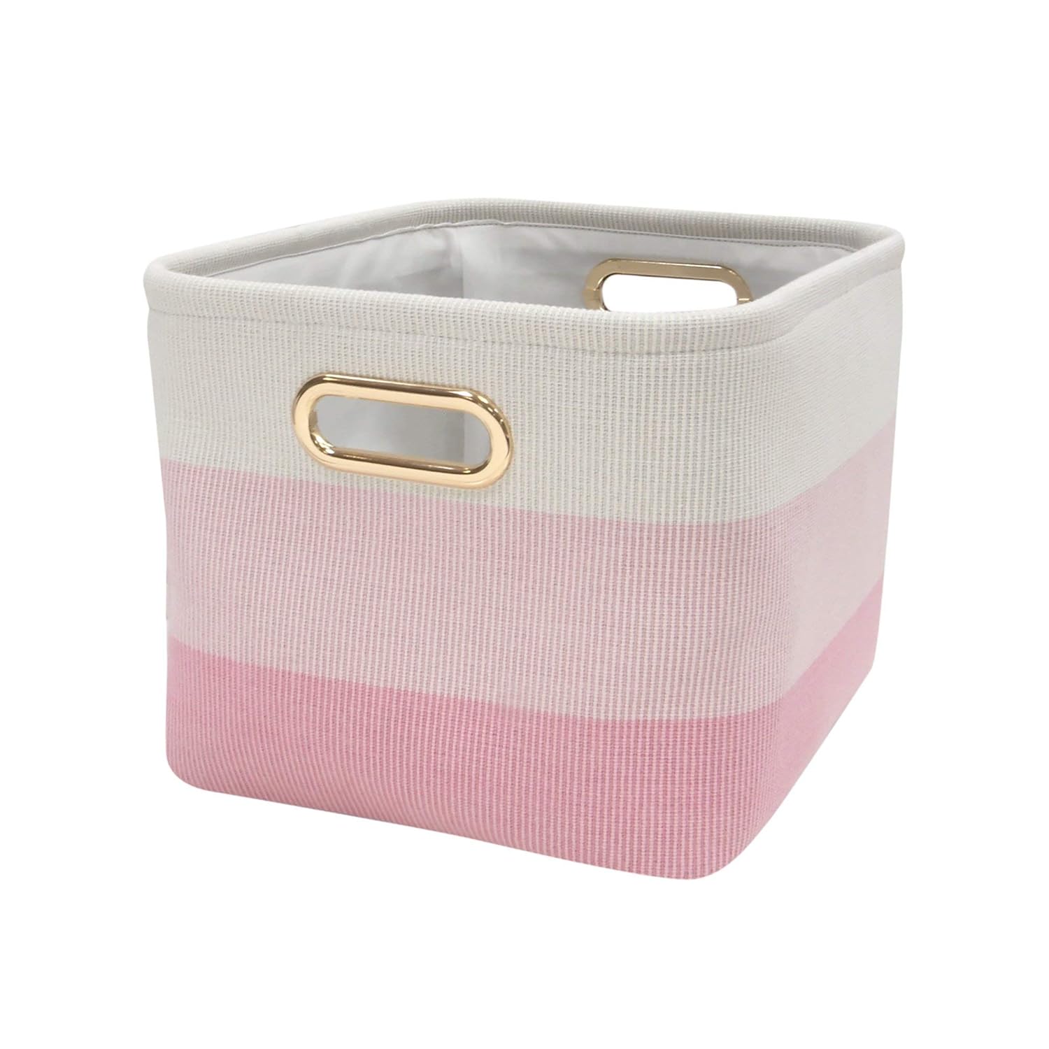Lambs & Ivy Pink Ombre Storage Basket - 2 Pack Pack of 2
