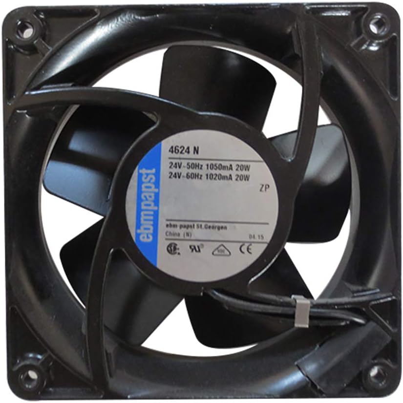 ebmpapst Axial Fan 4624N 120 x 120 x 38mm All Metal AC 24V 12CM 18W AC Cooling Fan