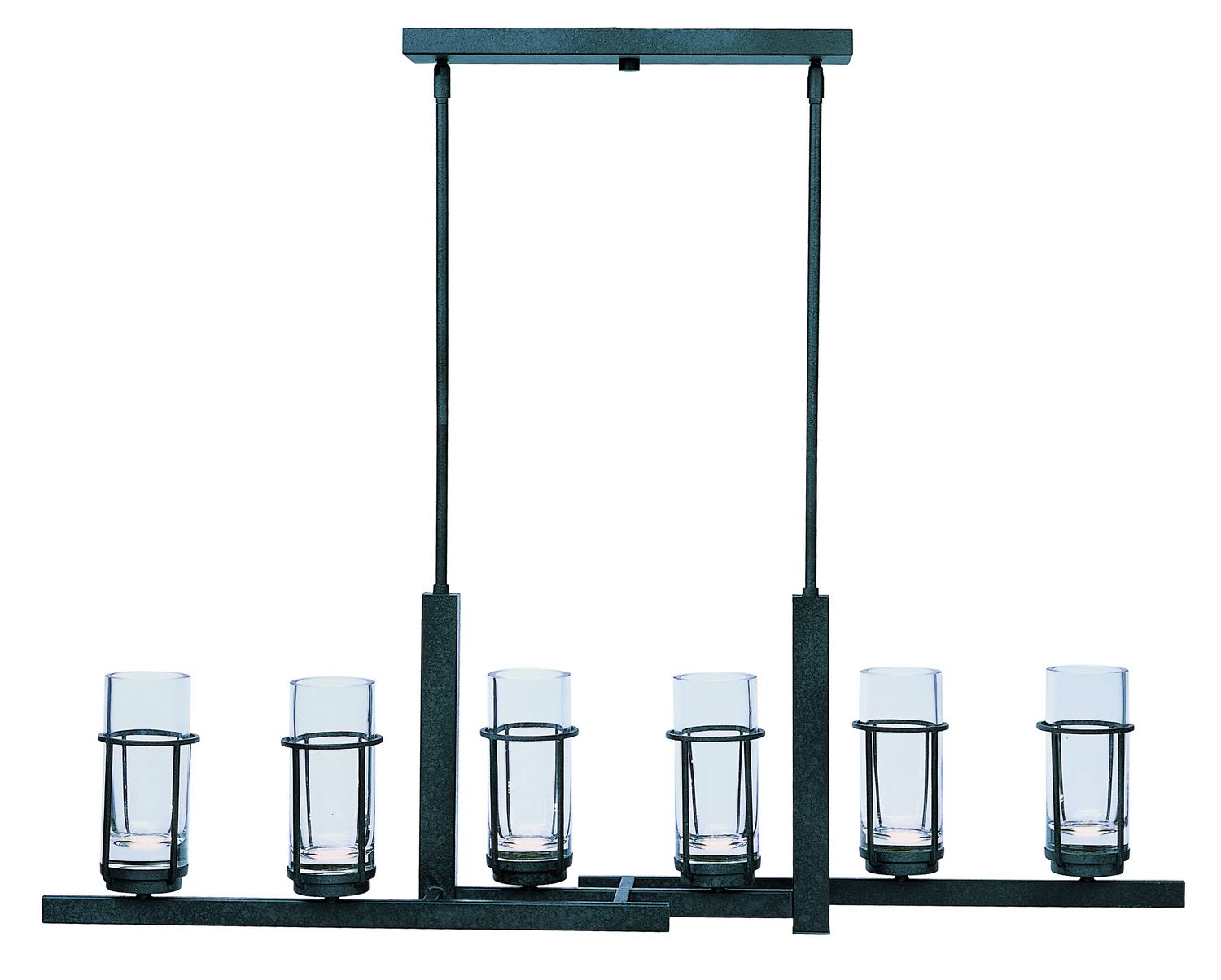 Maxim 32457CLAR, Fusion Chandelier, 8 Light LED, Anthracite