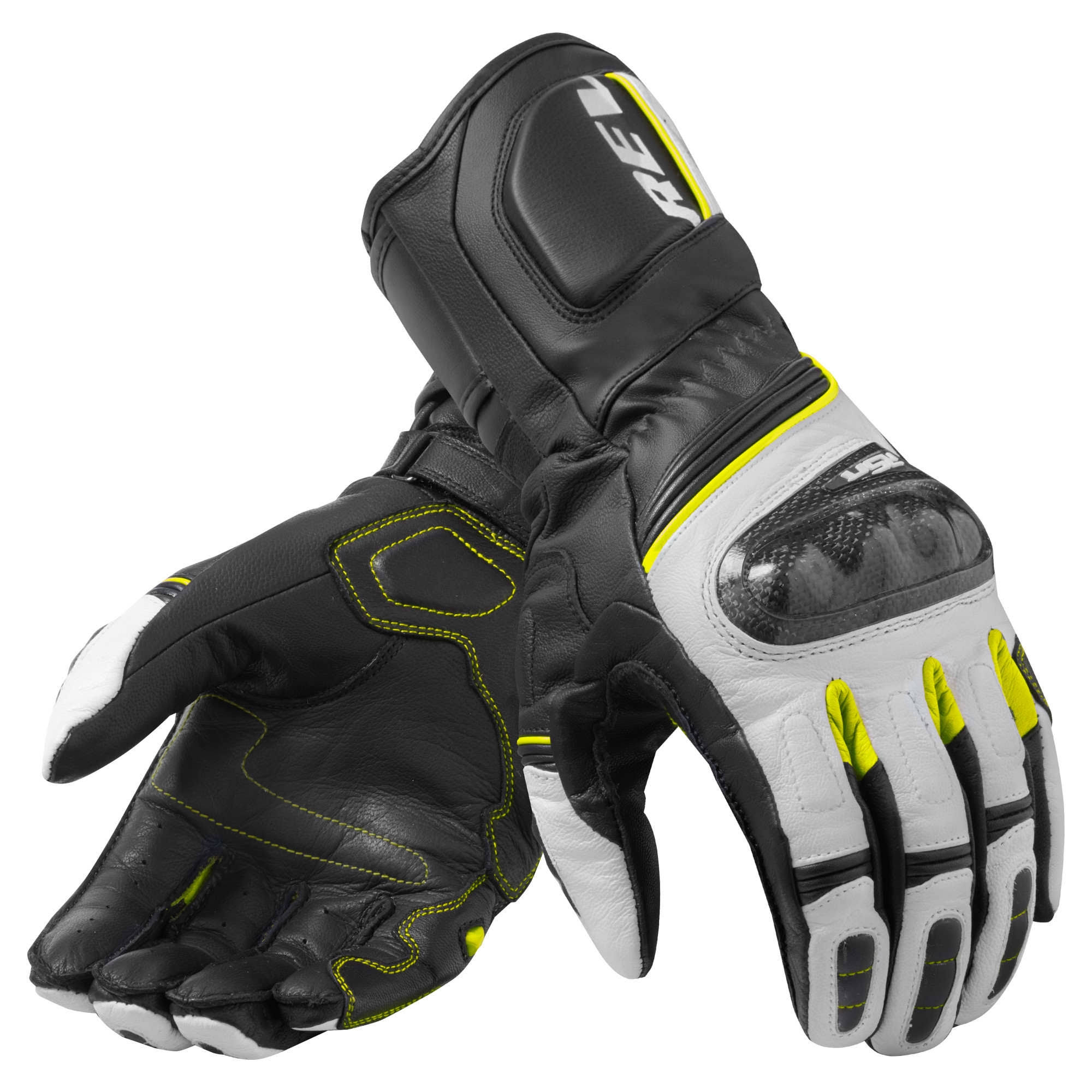 Revit RSR 3, Gloves - Black/Neon-Yellow - Xs