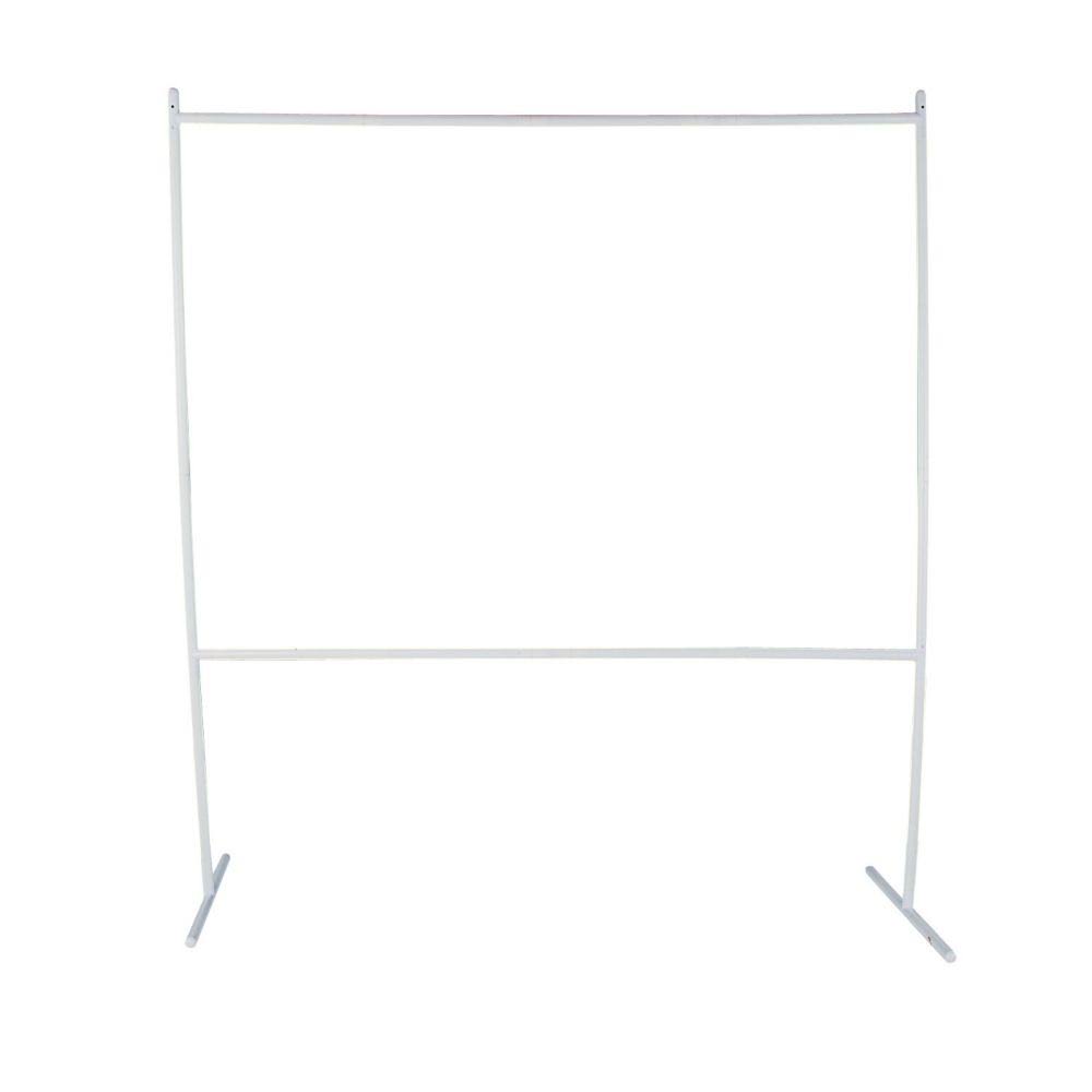 Backdrop Banner Frame - Party Decor - 1 Piece, White