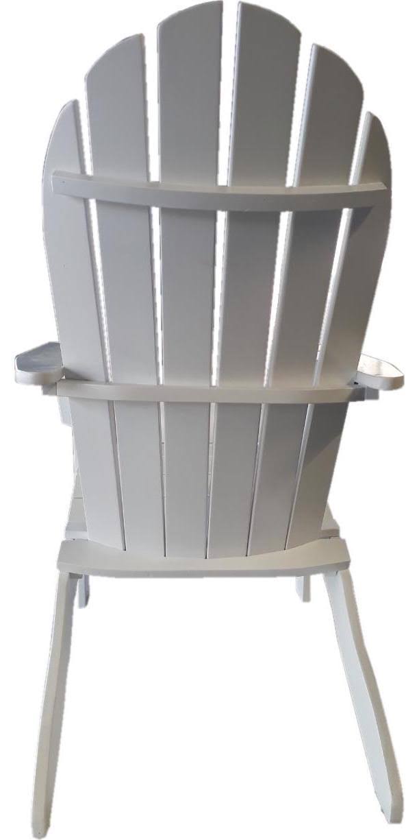 Mainstays Wood Outdoor Adirondack Chair Red