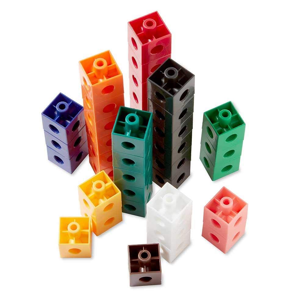 hand2mind Pop Cubes, Math Linking Cubes, Plastic Cubes, Snap Blocks, Color Sorting, Connecting Cubes, Math Manipulatives, Counting Cubes for Kids Math, Math Cubes, Math Counters (Set of 1000) Pack of 2