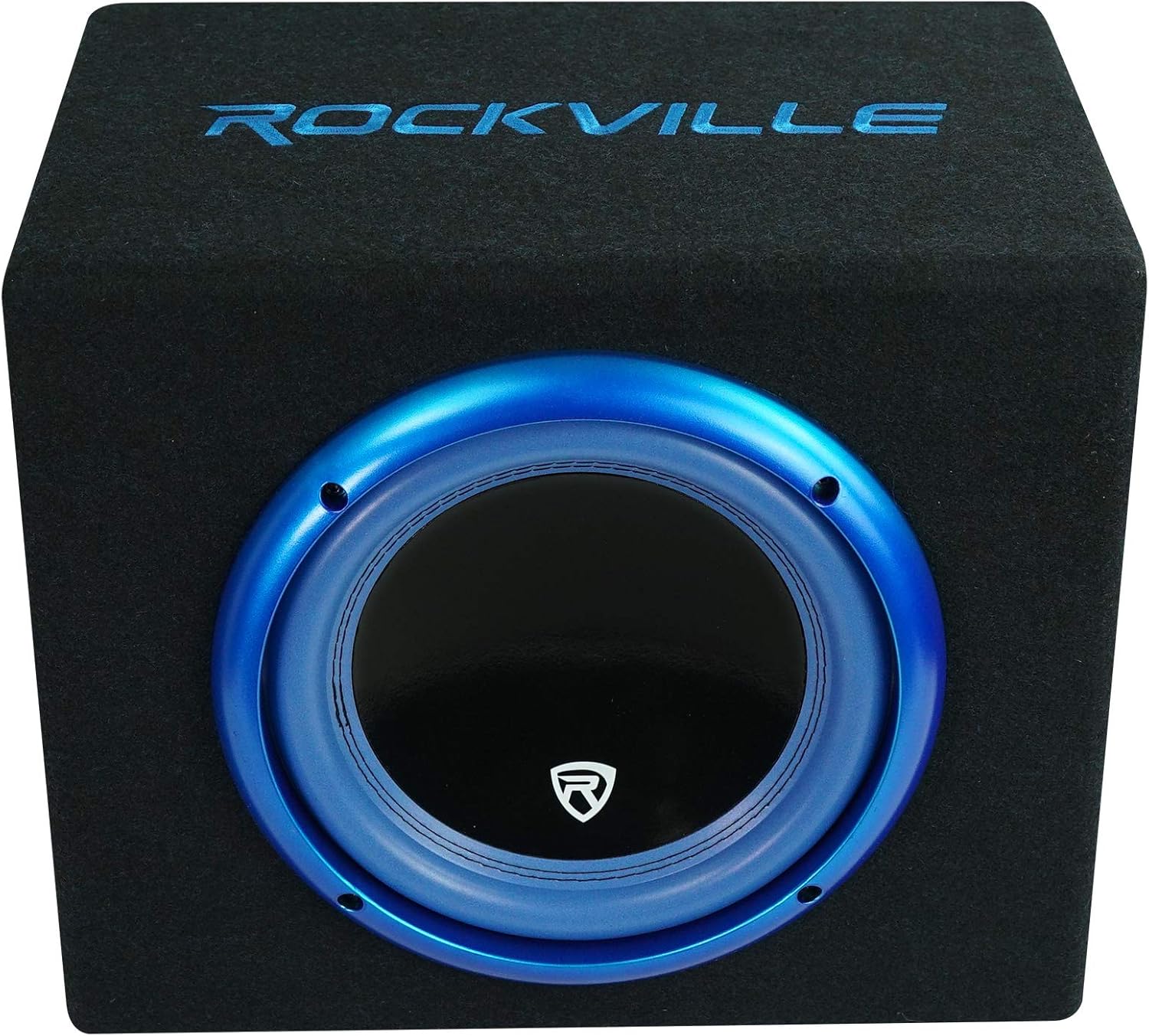 Rockville RVB10.1A 10 Inch 500W Active Powered Car Subwoofer+Sub Enclosure Box