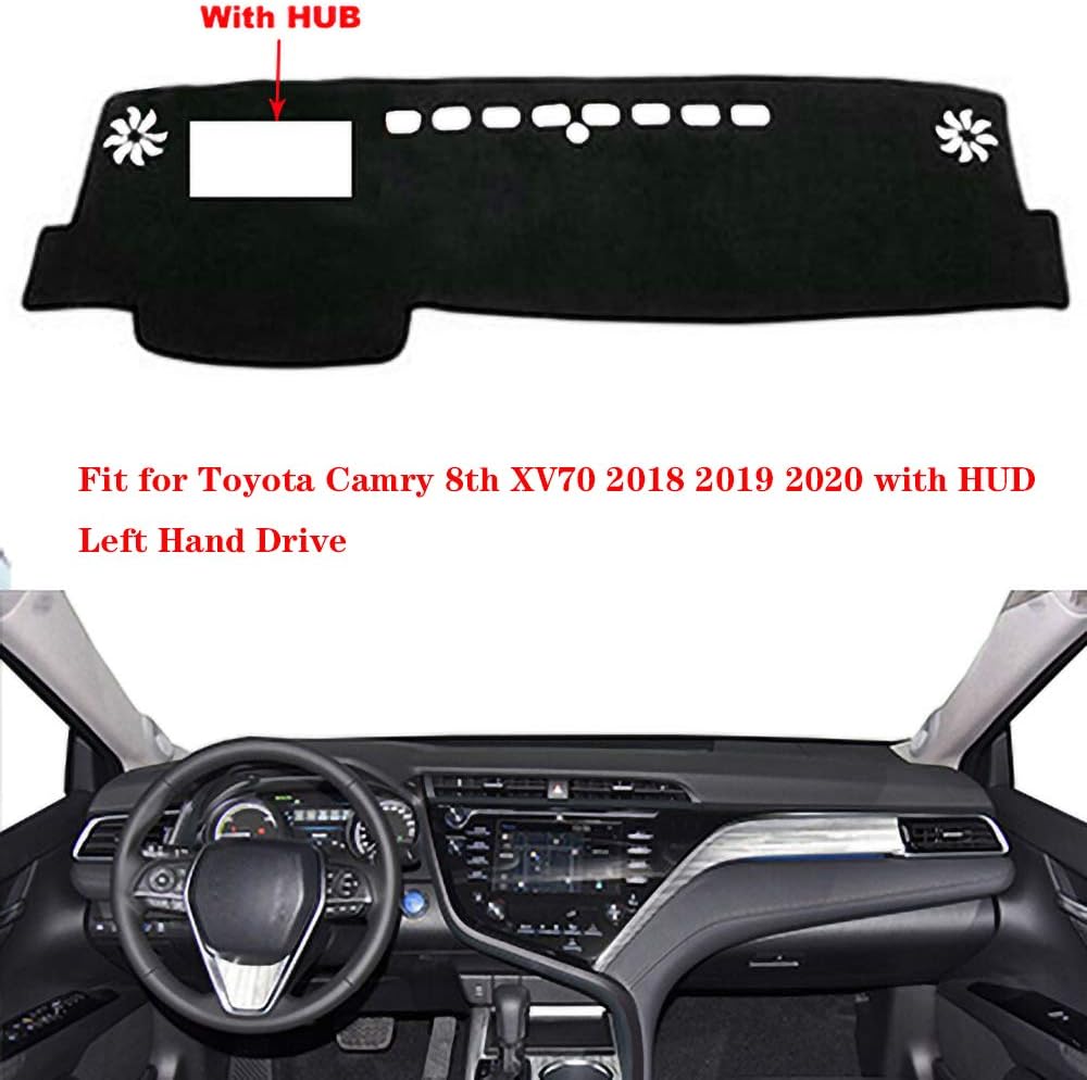 N2Qnice Dashmat for Toyota Rush 2018 2019 2020 Left Hand Drive Dashboard Cover Dash Pad Car Mat Carpet Custom Car-Styling Accessories