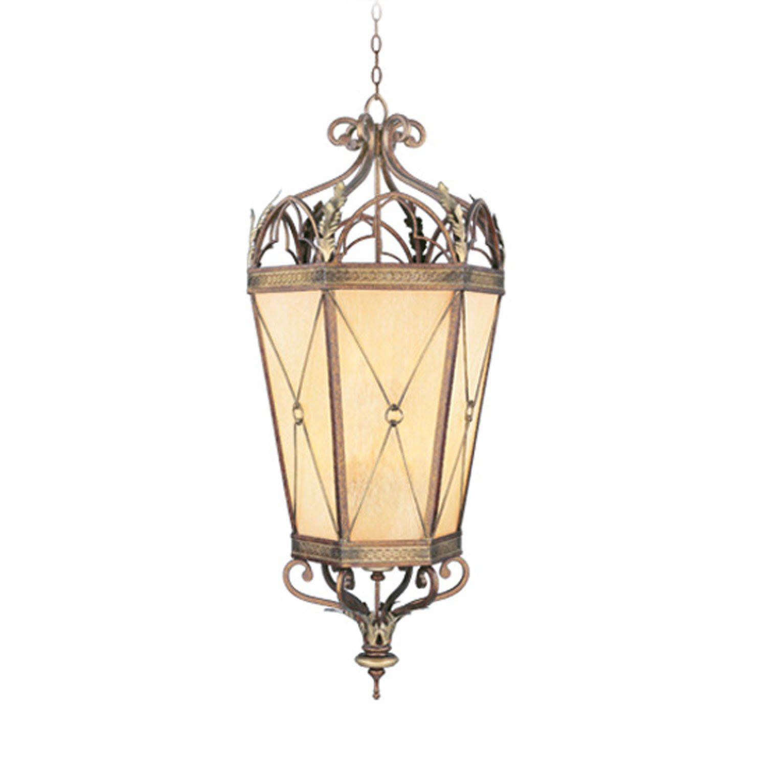 Livex Lighting Bristol Manor Foyer Palacial Bronze with Gilded Accents 8837-64