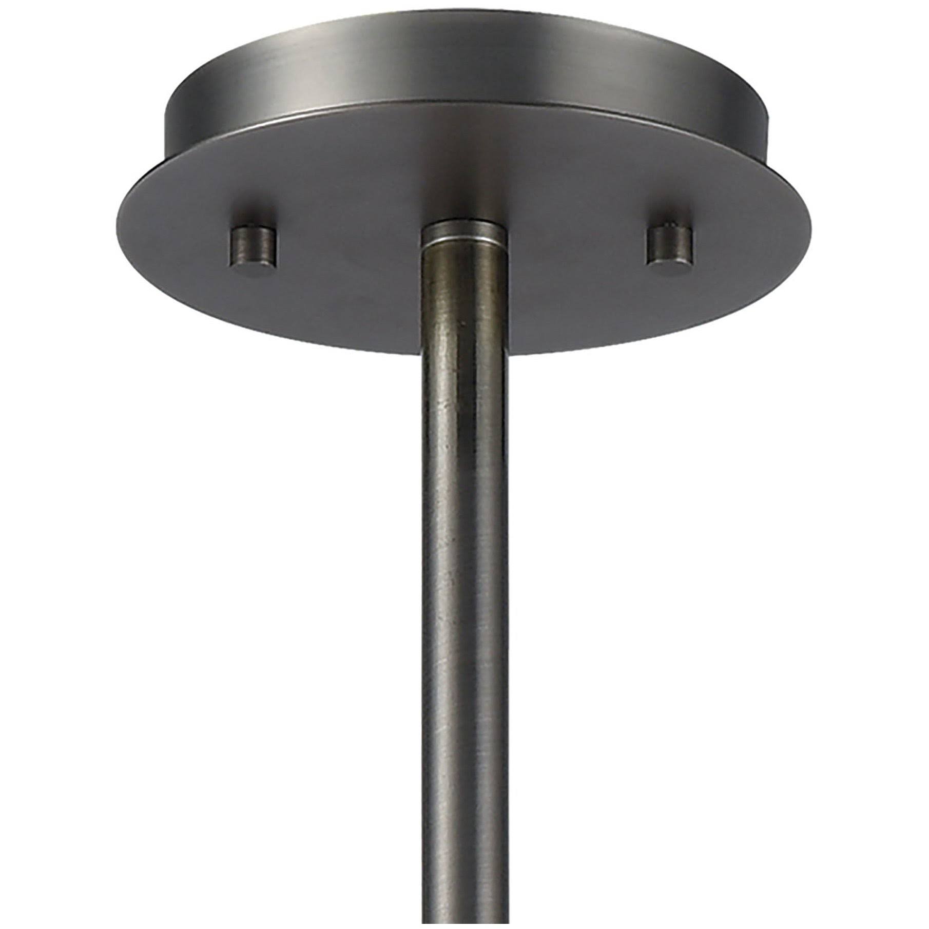 Elk Lighting 12181/4 Globes of Light 4 Brushed Black Nickel Chandelier