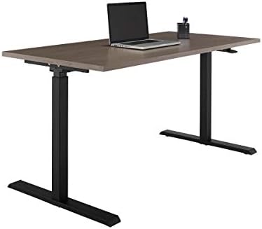 Realspace Magellan Pneumatic Height-Adjustable Standing Desk, 60