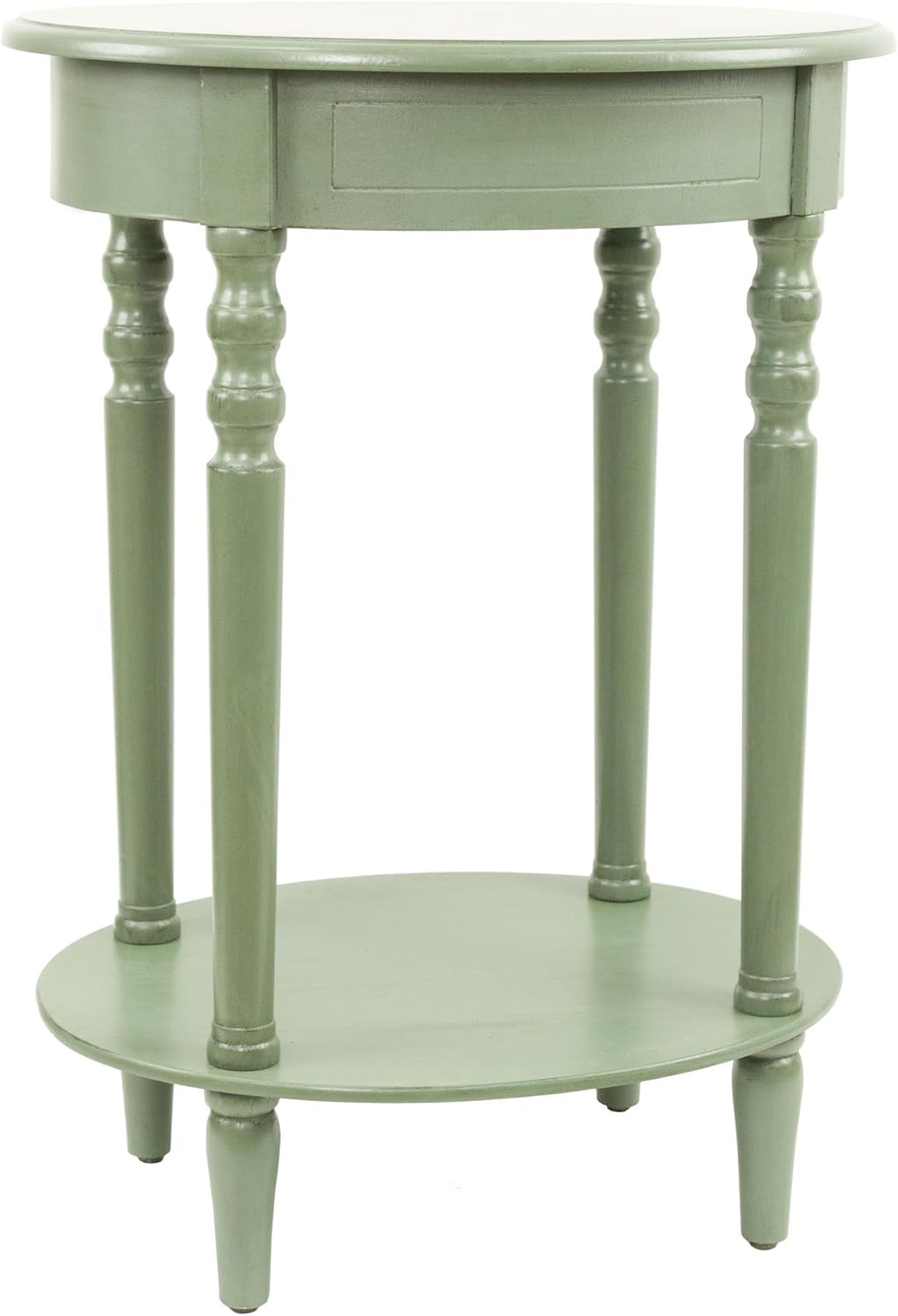 Décor Therapy FR1543 Simplify Oval Accent Table, Antique Navy Pack of 2
