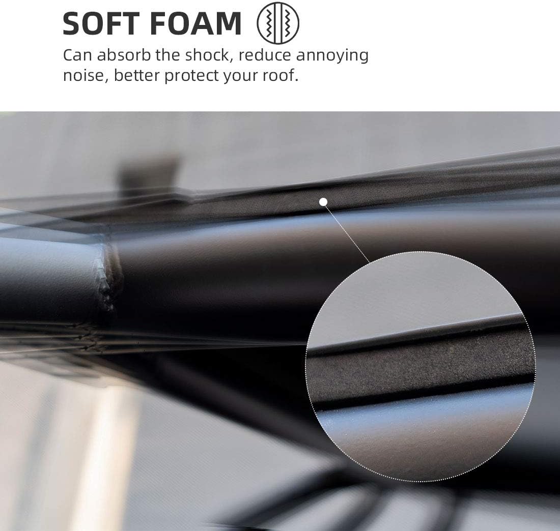 2021 RZR PRO XP Aluminum Roof, KEMIMOTO Black Roof for 2 Seater Compatible with Polaris RZR PRO XP 2020 2021 2022#2883743-458 (See Video for Instruction)