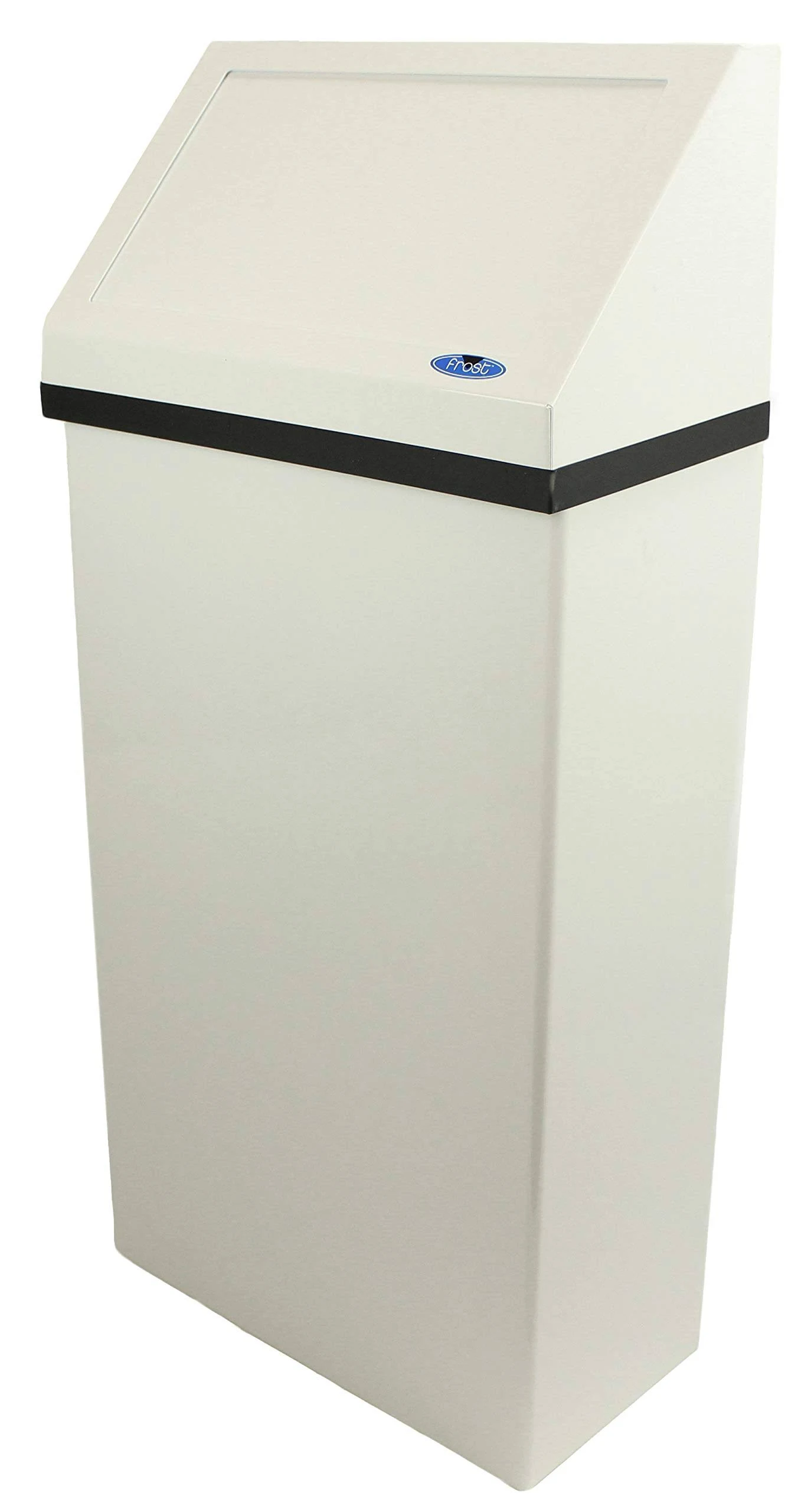 Frost Products Wall Mounted Waste Receptacle, White