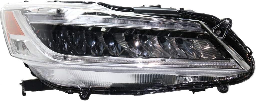 For Honda Accord Headlight Assembly 2016 2017 Passenger Side | LED | Sedan | HO2503174 | 33100T2AA32