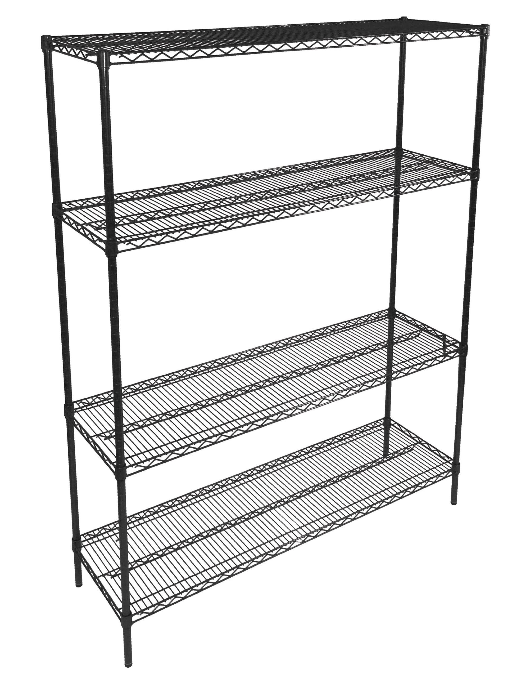 John Boos EP-183666-BK Black Epoxy 18x22 x 36x22 Wire Shelving Kit