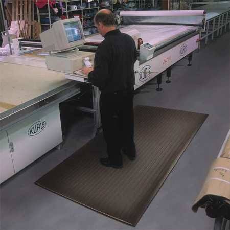 Notrax Antifatigue Mat, Closed Cell Foam, 4 ft. x 3 ft, 1 ea Black 410S0534BL