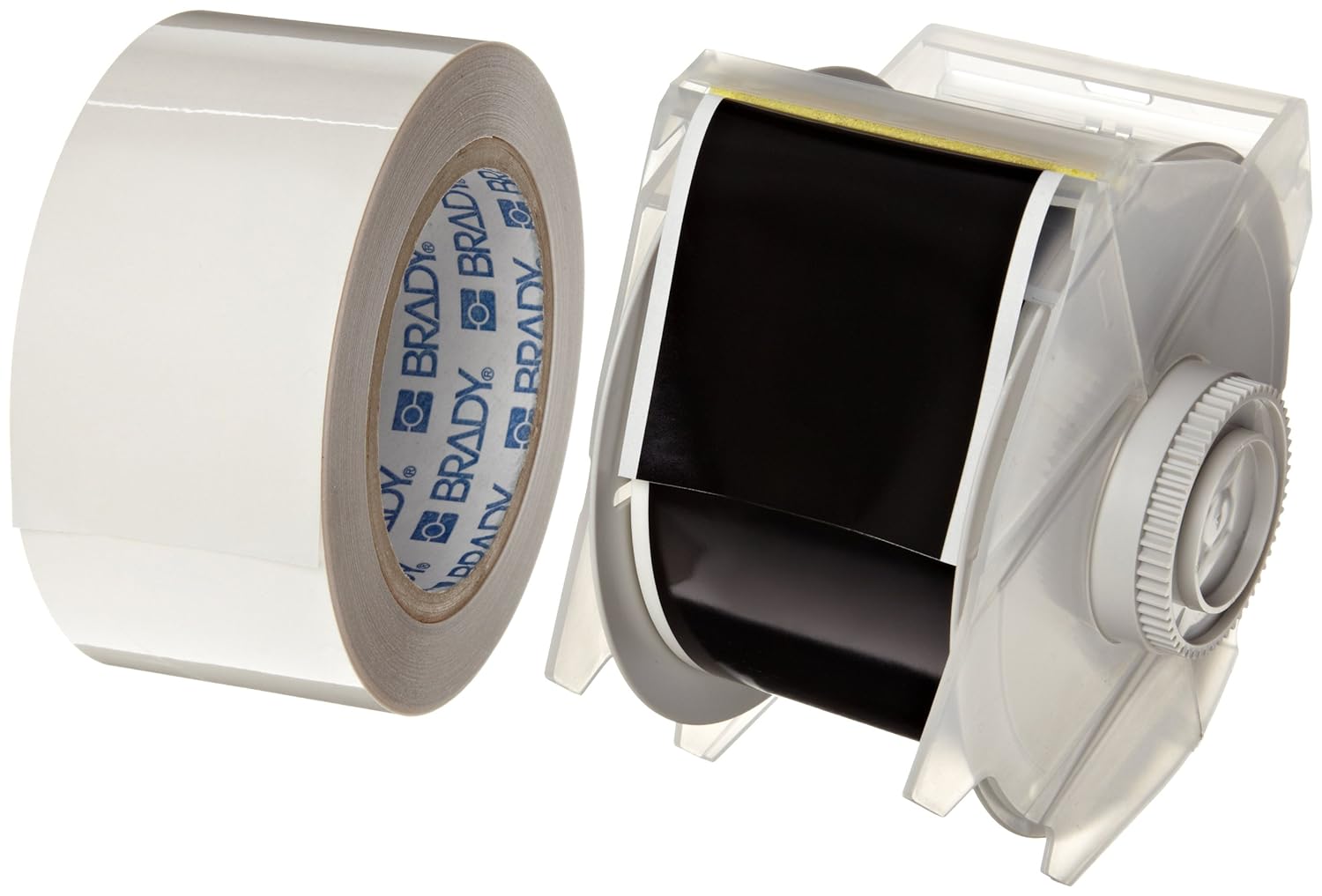 Brady ToughStripe Nonabrasive Floor Marking Tape with Overlaminate, 100' Length, 2-1/4