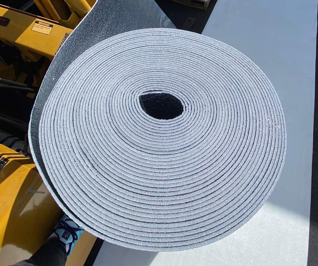 SmartSHIELD -5mm 24''X50ft Reflective Insulation Roll, Foam Core Radiant Barrier, Thermal Foil Insulation - Engineered Foil Pack of 2