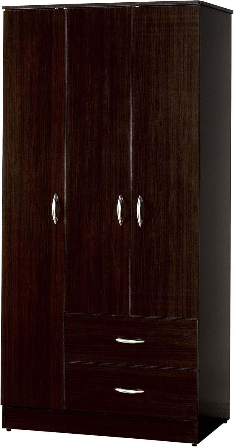 Acme Olean Wardrobe Set, Espresso Finish
