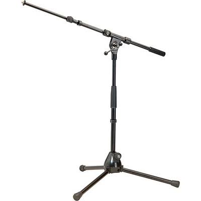 Ku0026M 259 Black Microphone Stand - Low Profile Tripod