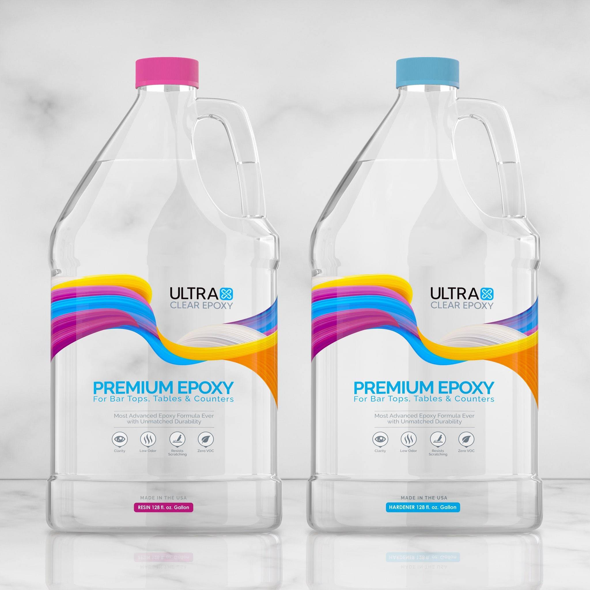 UltraClear Epoxy Resin - Bar Tops, Tabletops, Countertops - 1 Gallon